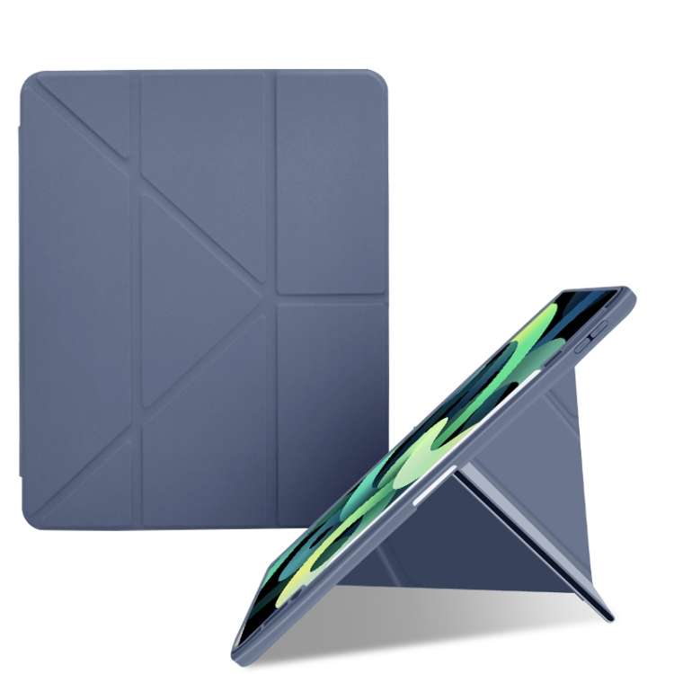 Acrylic 2 in 1 Y-fold Smart Leather Tablet Case For iPad Pro 12.9 2022 / 202 ... (Lavender Purple)