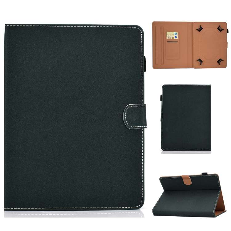 For 7 inch Solid Color Tablet PC Universal Magnetic Horizontal Flip Leather Case with ... (Green)