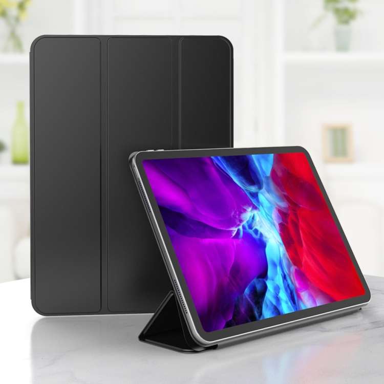 For iPad Pro 11 (2020) Horizontal Flip Ultra-thin Double-sided Clip Magnetic PU Leathe ... (Black)