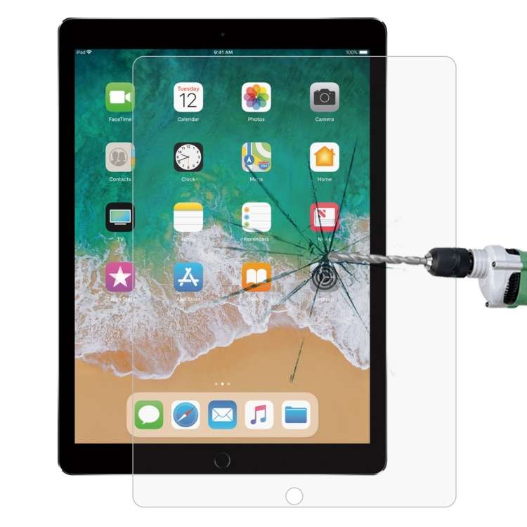 For iPad Pro 12.9 2017 / 2015 9H 2.5D Explosion-proof Tempered Tablet Glass Film