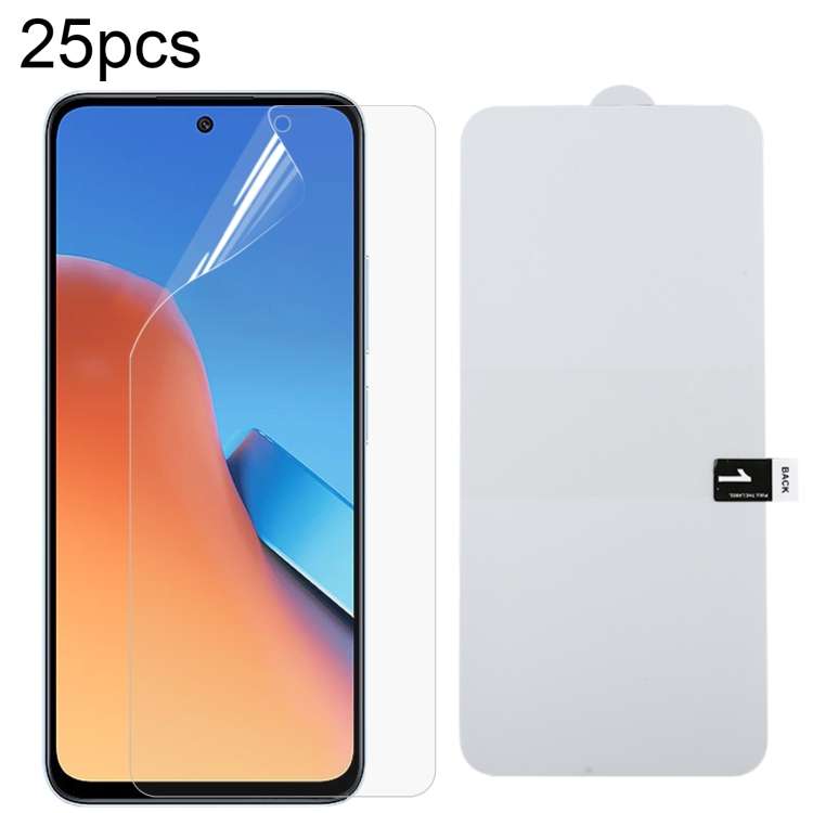 For Xiaomi Redmi 12 / 12R / 12 5G / Note 12R / Poco M6 Pro 5G 25pcs Full Screen Protector Explosio