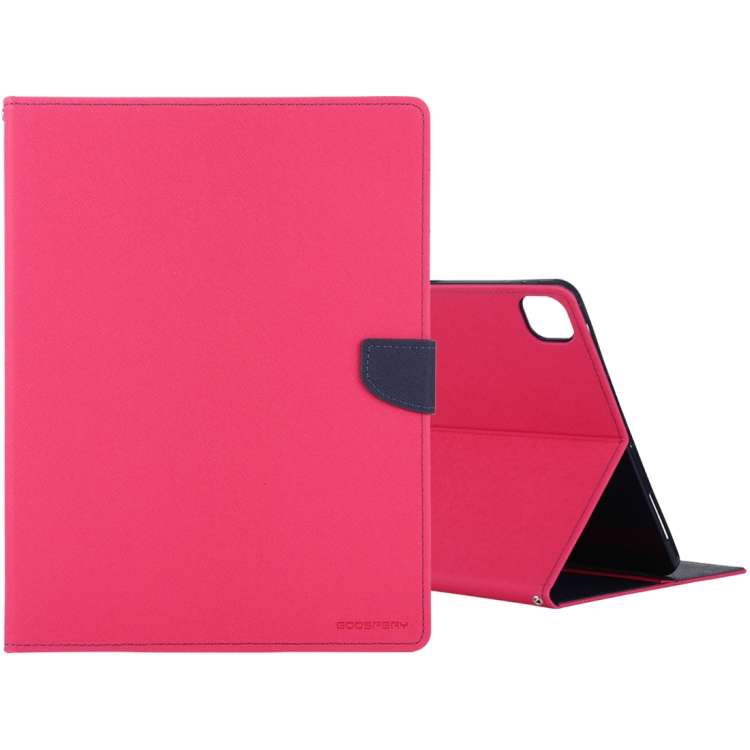 For iPad Pro 11 (2020) GOOSPERY FANCY DIARY Horizontal Flip PU Leather Tablet Case ... (Rose Red)