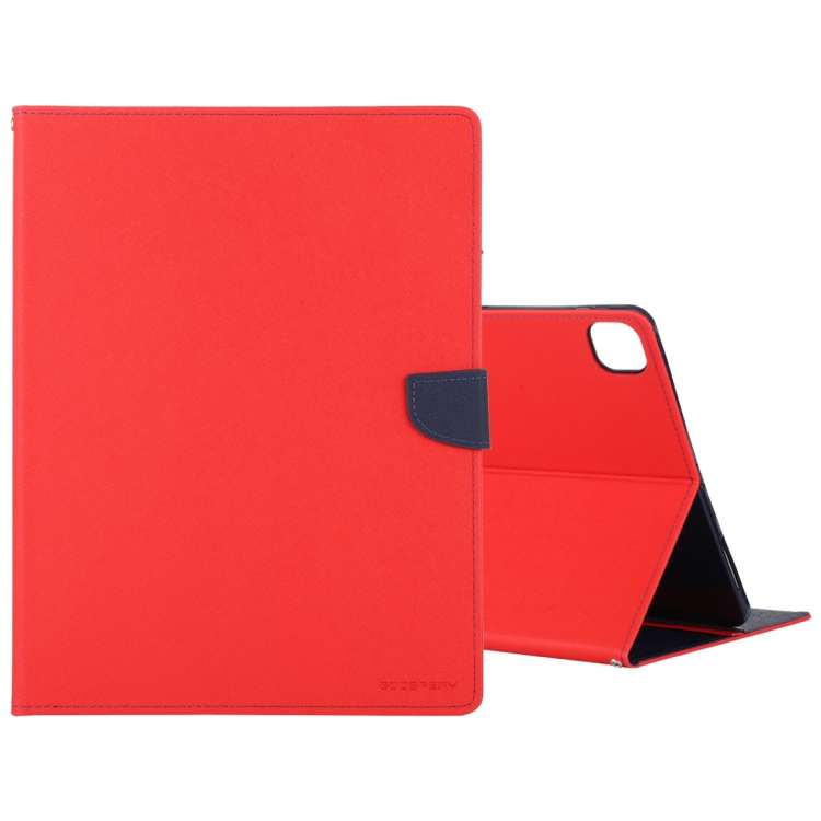 For iPad Pro 12.9 (2020) GOOSPERY FANCY DIARY Horizontal Flip PU Leather Tablet Case wit ... (Red)