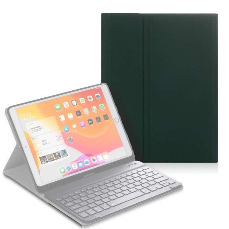 For iPad Pro 11 (2020) Electric Pressed Horizontal Flip Leather Tablet Case with ... (Dark Green)