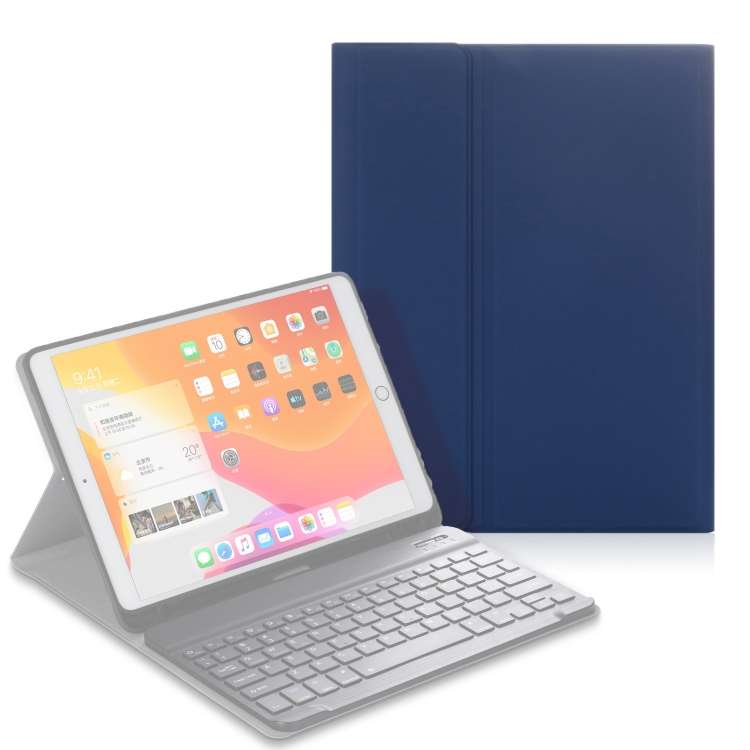 For iPad Pro 11 (2020) Electric Pressed Horizontal Flip Leather Tablet Case with P ... (Dark Blue)