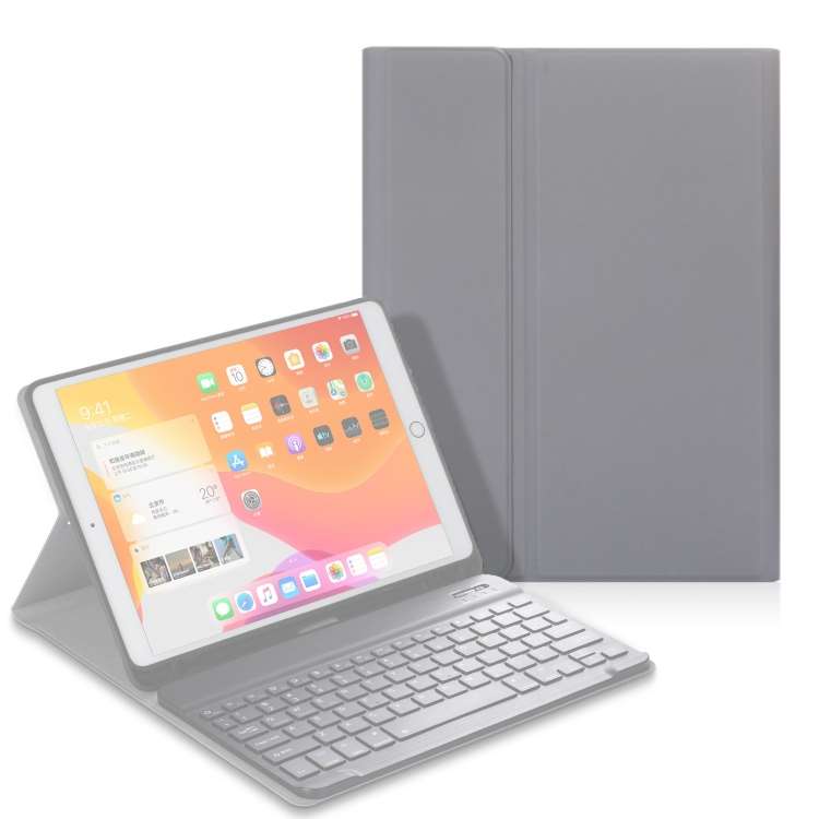 For iPad Pro 11 (2020) Electric Pressed Horizontal Flip Leather Tablet Case with Pen Sl ... (Grey)
