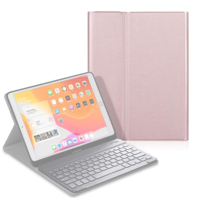 For iPad Pro 11 (2020) Electric Pressed Horizontal Flip Leather Tablet Case with P ... (Rose Gold)