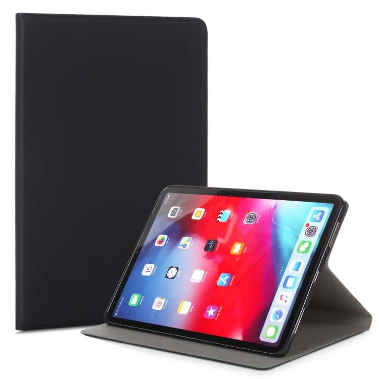 For iPad Pro 11 (2020) TPU Electric Pressed Horizontal Flip Leather Tablet Case with Holder(Black)