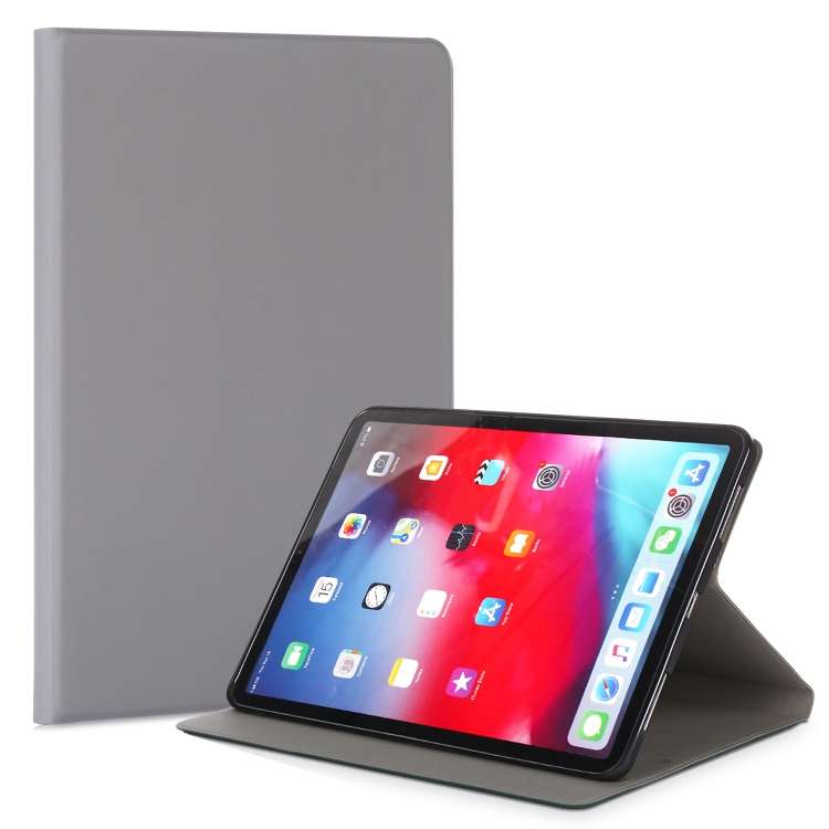 For iPad Pro 11 (2020) TPU Electric Pressed Horizontal Flip Leather Tablet Case with Holder(Grey)