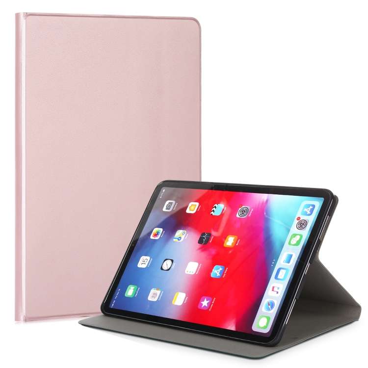 For iPad Pro 11 (2020) TPU Electric Pressed Horizontal Flip Leather Tablet Case wi ... (Rose Gold)