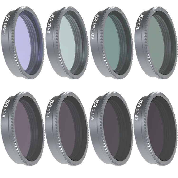 For Insta360 GO 2 / GO 3 JSR LS Series Camera Lens Filter, Filter:8 in 1 UV CPL ND8/16/32/64 STAR