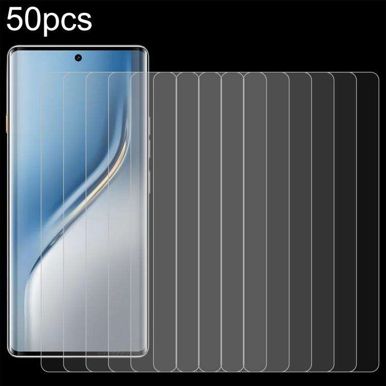 For Tecno Camon 40 Pro 50pcs 0.26mm 9H 2.5D Tempered Glass Film