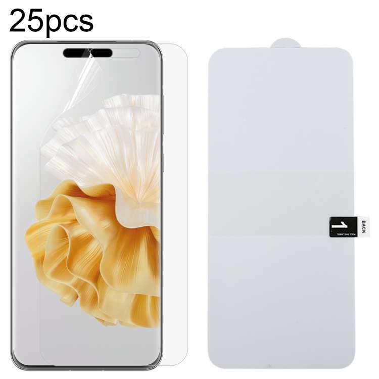 For Huawei Mate 60 Pro / Mate 60 Pro+ 25pcs Full Screen Protector Explosion-proof Hydrogel Film
