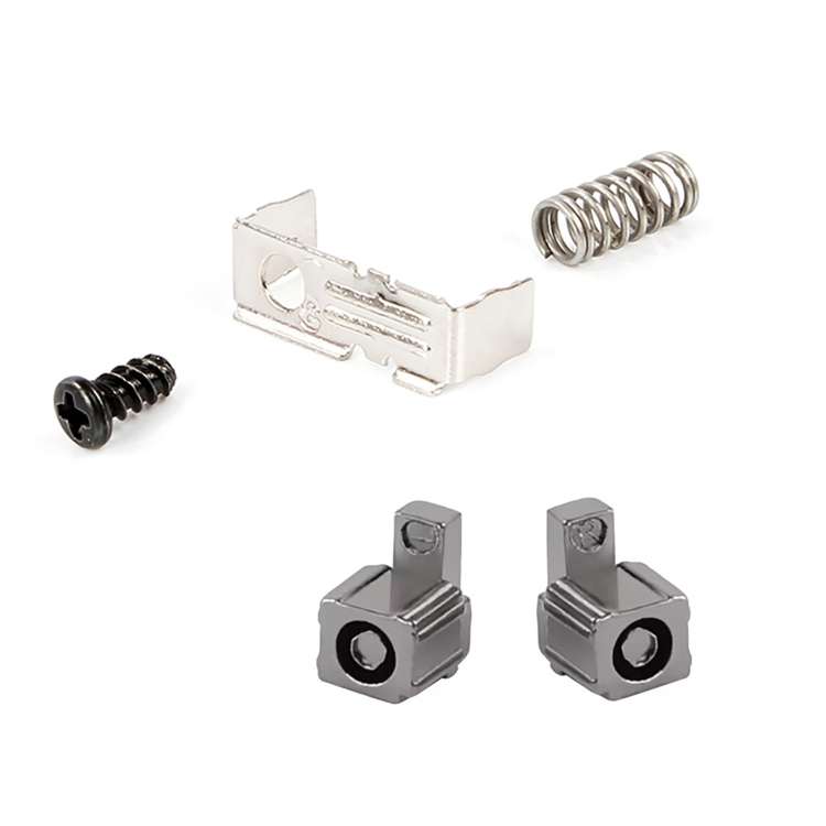 For Switch JoyCon Handle Metal Lock Replacement Parts, Spec:5 in 1 Lock Set Grey