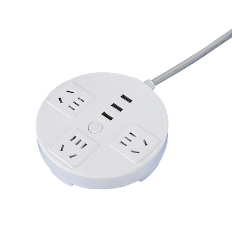 Desktop Multi-functional Socket with Cable and USB Interface 1.8m