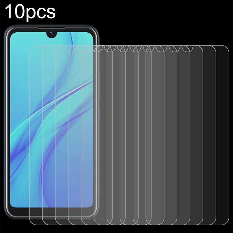 For itel A58 Lite 10pcs 0.26mm 9H 2.5D Tempered Glass Film