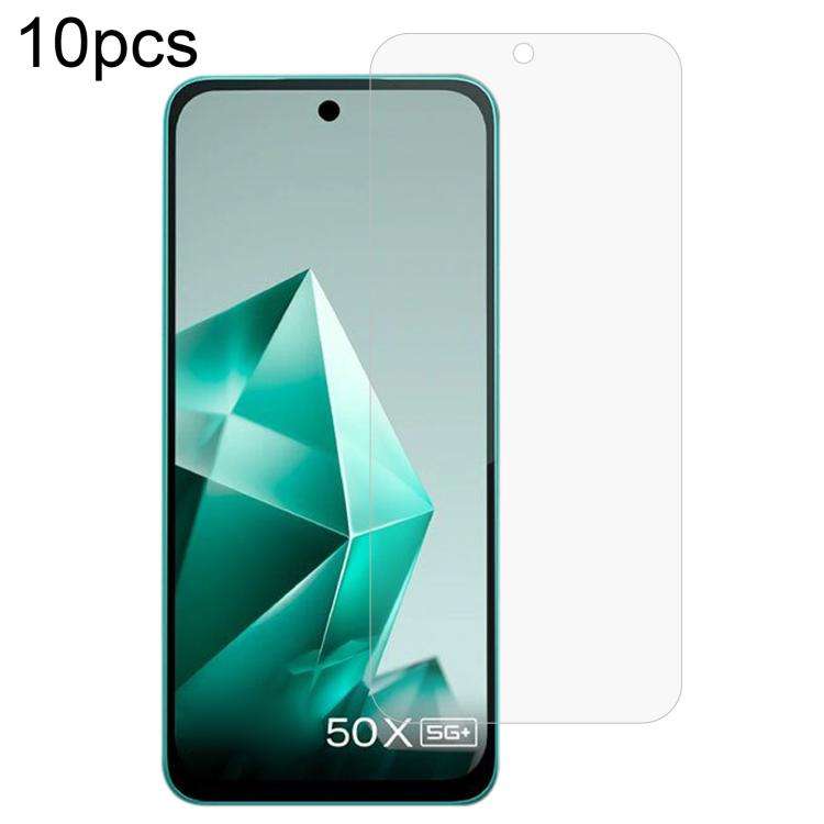 For Infinix Note 50x 10pcs 0.26mm 9H 2.5D Tempered Glass Film
