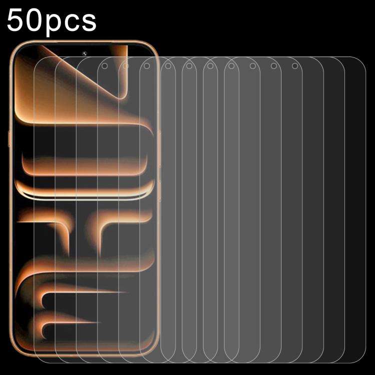 For Infinix Note 60 Pro 5G 50pcs 0.26mm 9H 2.5D Tempered Glass Film