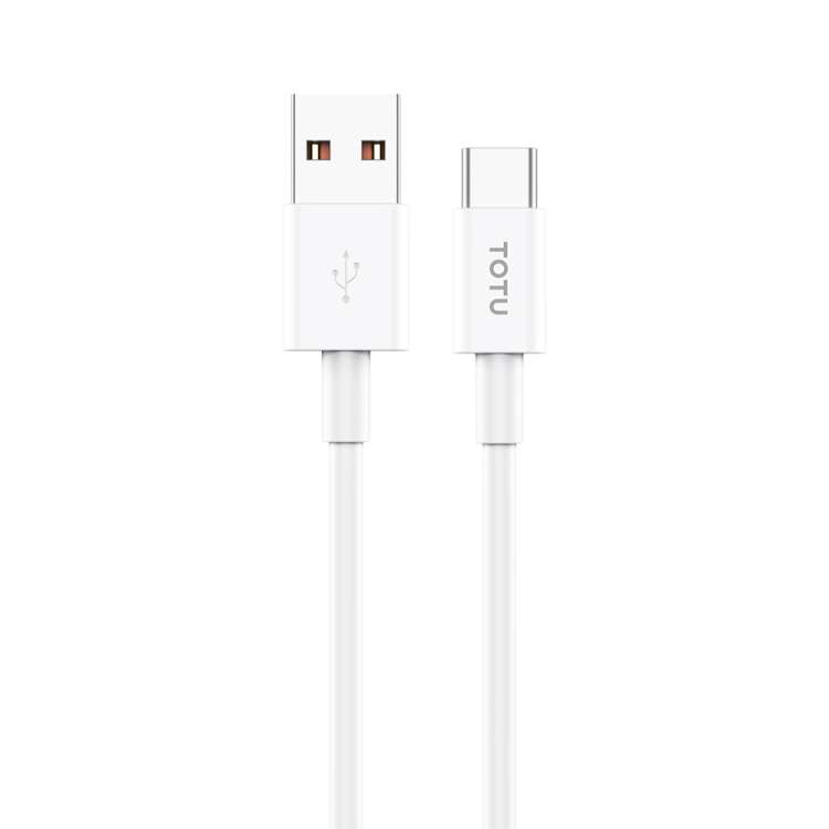 TOTU CB-9-T 25W USB to USB-C / Type-C TPE Data Cable, Length: 1m(White)