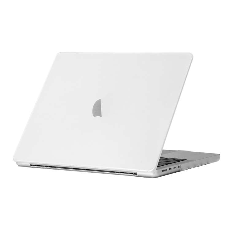 For MacBook Pro 14.2 A2992/A2918/A2779 Crystalline Matte Hardshell Laptop Protec ... (Transparent)
