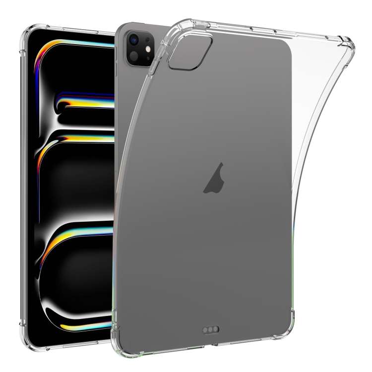 For iPad Pro 13 2025 / 2024 Highly Transparent TPU Full Thicken Corners Shockpro ... (Transparent)