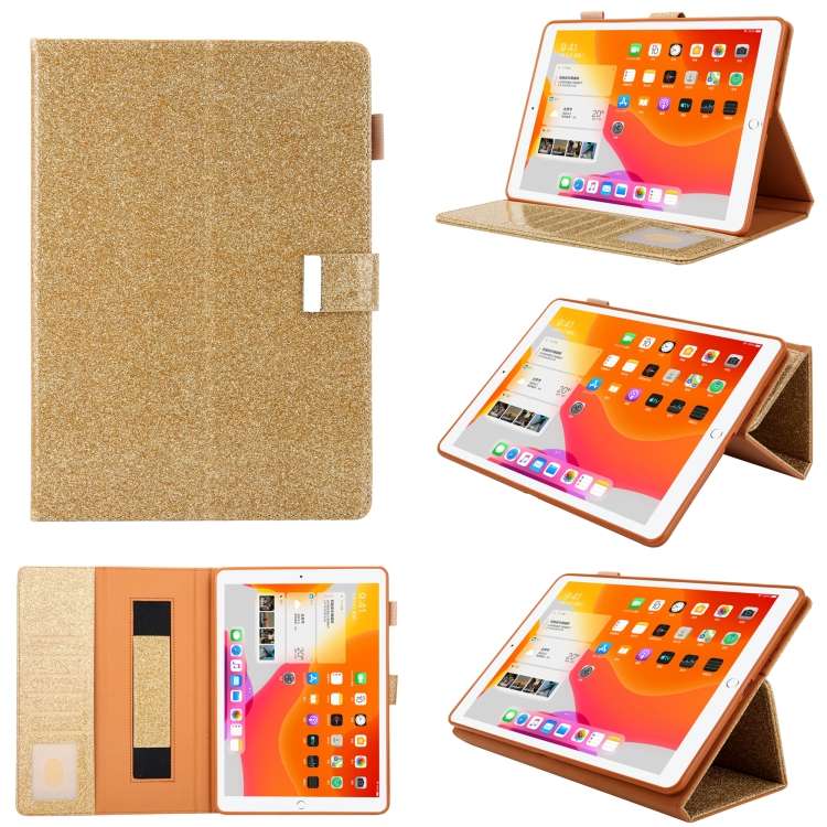 For iPad Pro 11 2025 / 2024 Business Style Horizontal Flip Leather Smart Tablet Case wi ... (Gold)