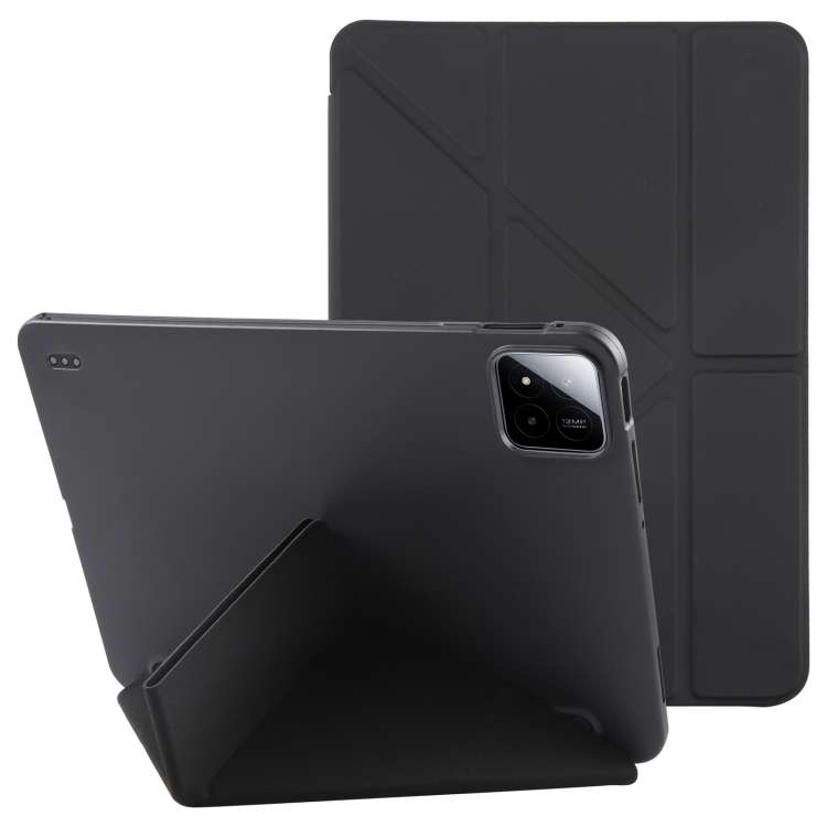 For Xiaomi Pad 7 / 7 Pro Deformation Silicone Leather Tablet Case(Black)