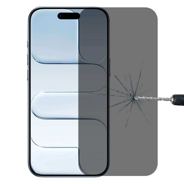 For iPhone Air High Transparency Full Cover Anti-spy Tempered Glass Film