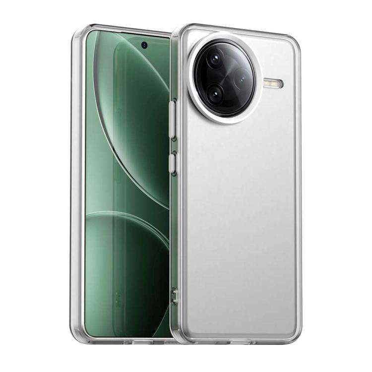 For Redmi K80 Pro / Xiaomi Pcoc F7 Ultra Candy PC Hybrid TPU Shockproof Phone Case(White)