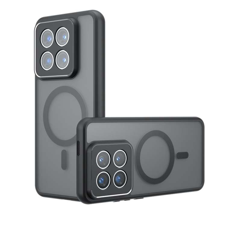 For Xiaomi 14 Pro Armor MagSafe PC Hybrid TPU Phone Case(Frosted Black)