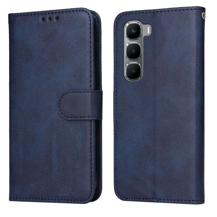 For Infinix Hot 60 4G / Hot 60i 4G Classic Calf Texture Flip Leather Phone Case(Blue)