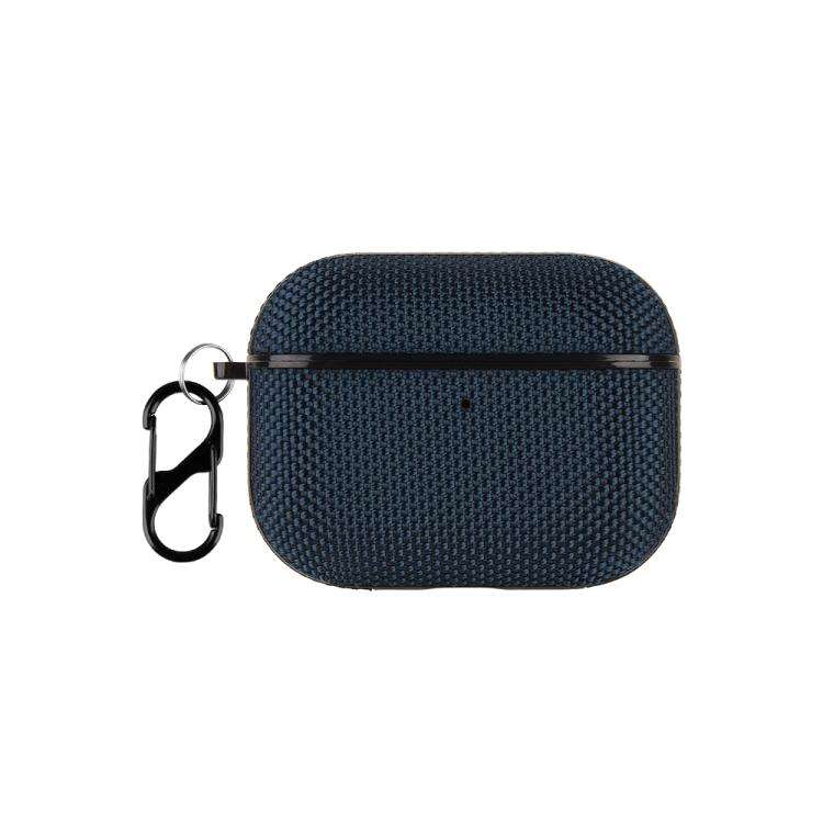For AirPods Pro 3 Nylon Waterproof Wireless Earphone One-piece Case with Hook(Dark Blue)