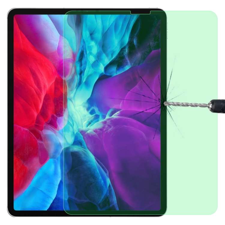 For iPad Pro 12.9 2018 / 2020 / 2021 / 2022 9H 2.5D Eye Protection Green Light Explosion-proof Tem