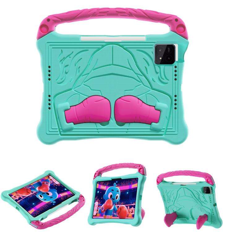 For Xiaomi Pad 8 / 8 Pro / Poco Pad X1 Boxing Series Kickstand EVA Shockproof ... (Mint Rose Red)