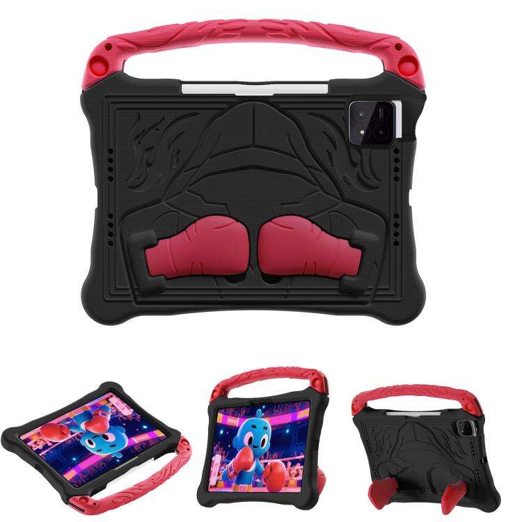For Xiaomi Pad 8 / 8 Pro / Poco Pad X1 Boxing Series Kickstand EVA Shockproof Tabl ... (Black Red)