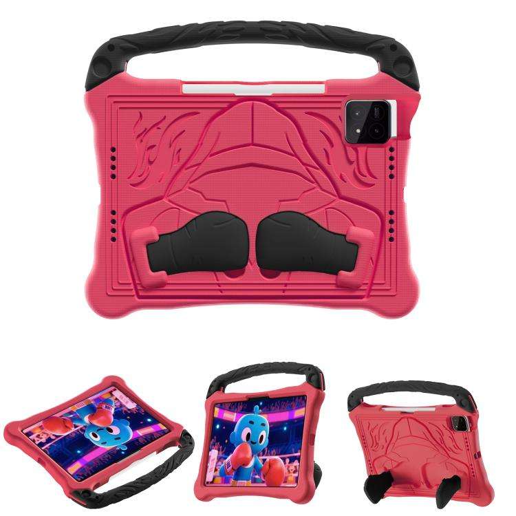 For Xiaomi Pad 8 / 8 Pro / Poco Pad X1 Boxing Series Kickstand EVA Shockproof Tabl ... (Red Black)
