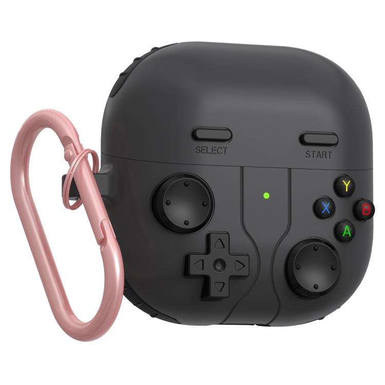 For Huawei FreeClip 2 Retro Game Console Style Silicone Earbuds Case(Dark Grey)