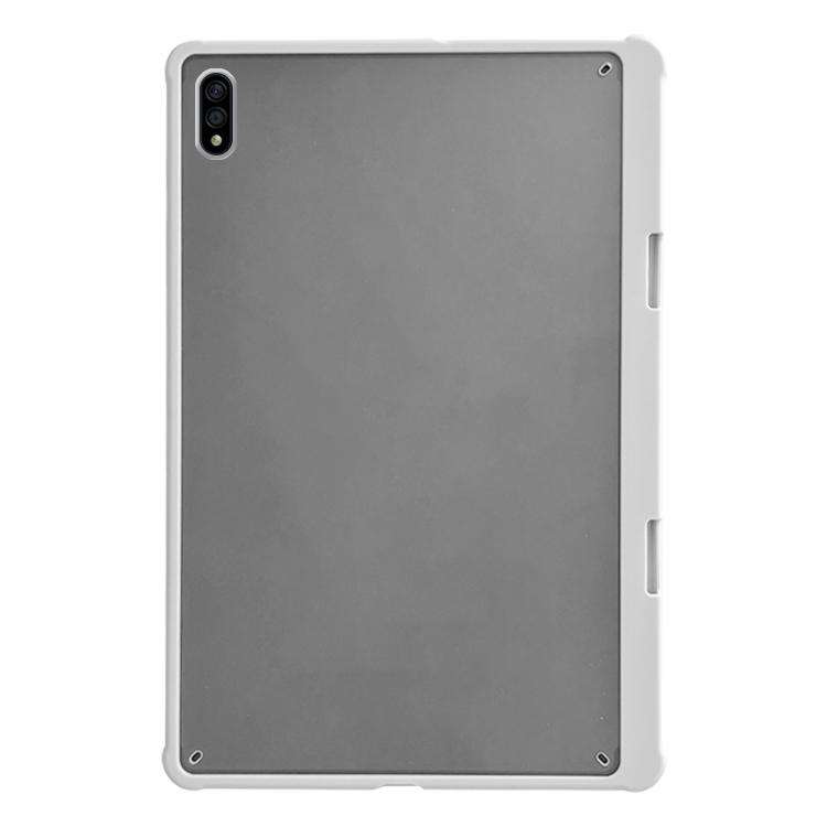 For Samsung Galaxy Tab S7+ T970 Frosted Acrylic PC Tablet Case with Pen Slot(White)