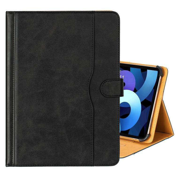 9-10 inch Two-Color Cowhide Leather Tablet Case(Black)