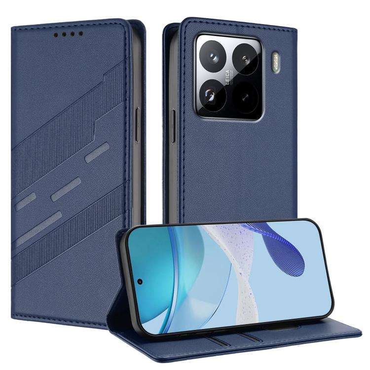 For Xiaomi 15S Pro Embossed Multi-functional Wallet Retro Leather Phone Case(Dark Blue)