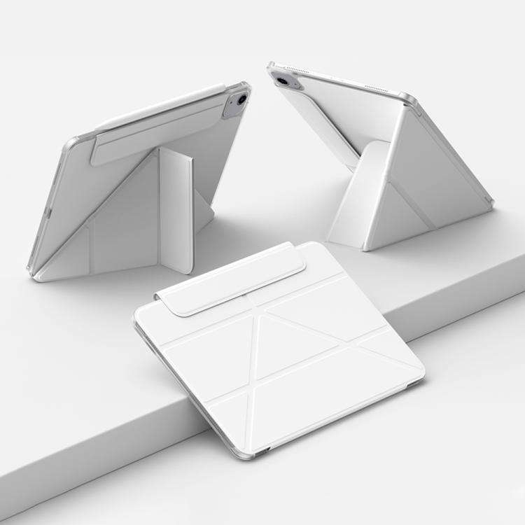 For iPad Air 11 2026 / 2025 / 2024 Four-corner Anti-collision Magnetic Double-sided Cl ... (White)