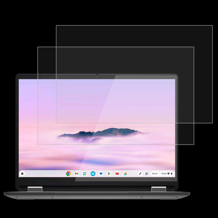 For Lenovo Chromebook Plus 14 2pcs 9H 0.3mm Explosion-proof Tempered Glass Film
