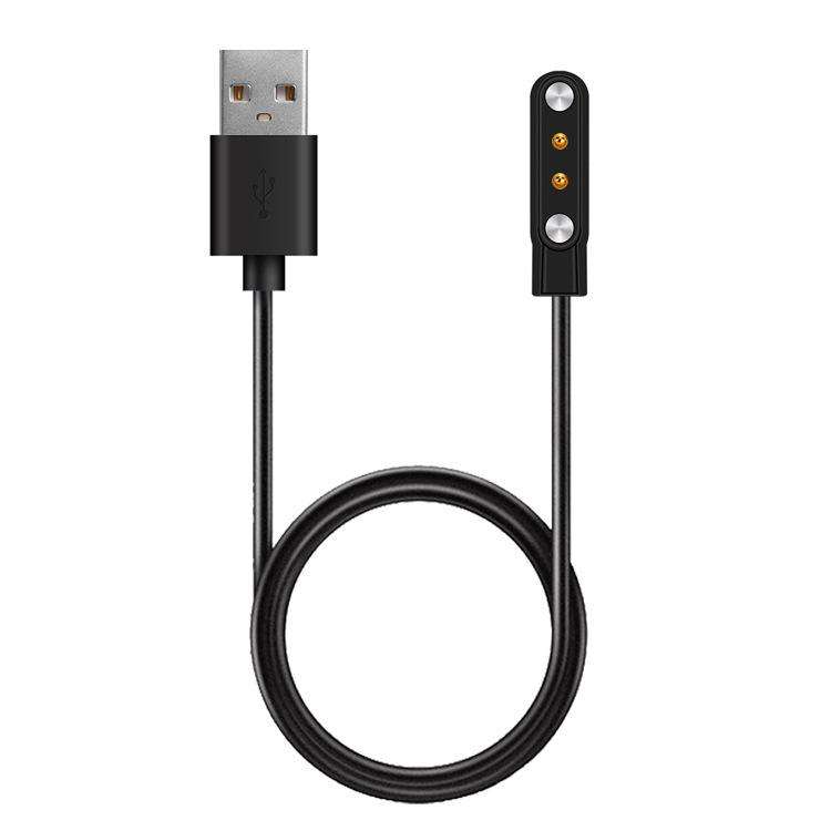 For Xiaomi Haylou Solar LS05 xDfind USB Port Magnetic Charging Cable, Without Chip Pro ... (Black)