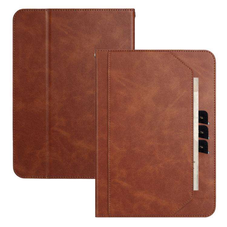 7-8 inch Multifunctional Wristband Leather Tablet Case(Brown)