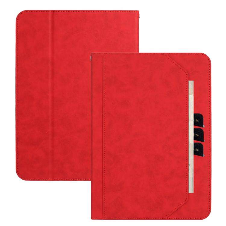 7-8 inch Multifunctional Wristband Leather Tablet Case(Red)