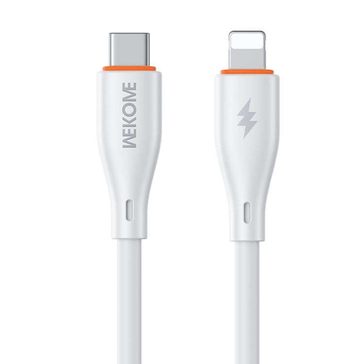 WK WDC-69 Kinkong Flash Series 1m PD27W PVC Fast Charging Data Cable, Interface:Type-C ... (White)