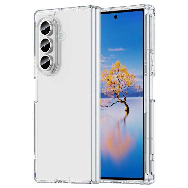 For Samsung Galaxy Z Fold7 5G PC Hybrid TPU Airbag Shockproof Phone Case(Transparent)
