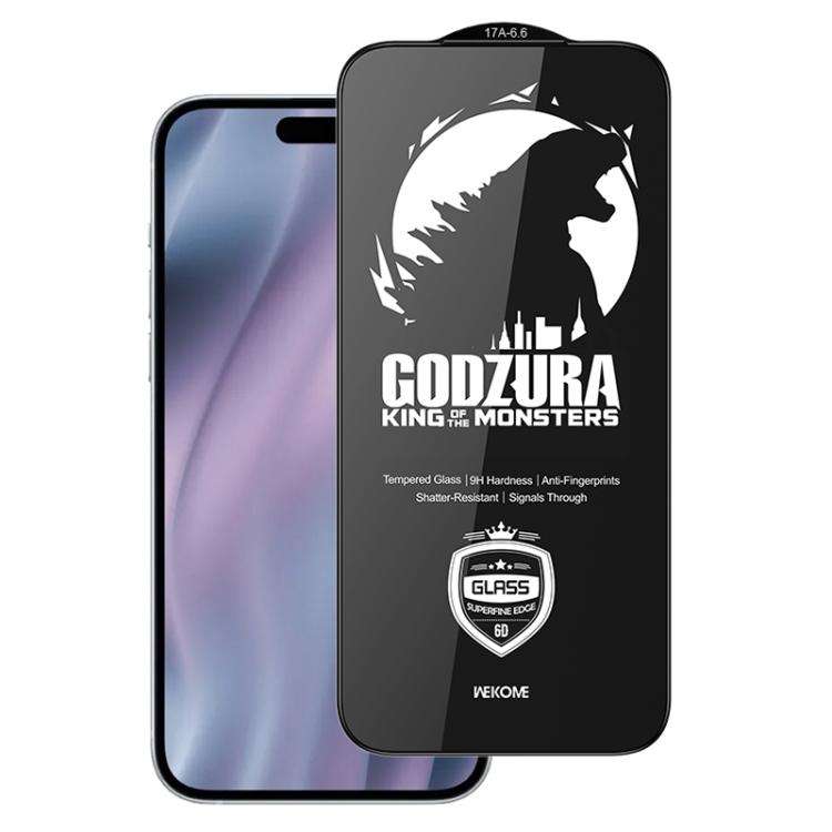 For iPhone Air WK WTP-122 6D Curved Ultra-Fine Edge HD Full-Screen Tempered Glas ... (Transparent)
