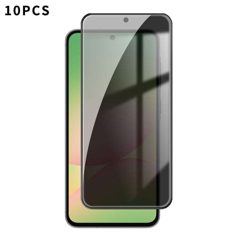 For Samsung Galaxy A57 5G 10pcs Kalebol High-Aluminum Screen-Printed Full-Coverage Black-Border Pr