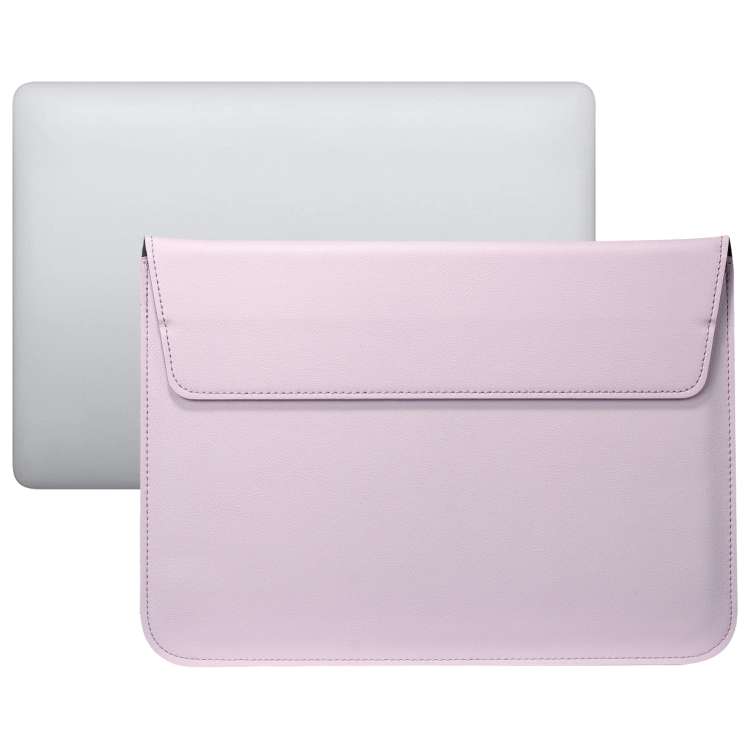 PU Leather Ultra-thin Envelope Bag Laptop Bag for MacBook Air / Pro 11 inch, with Stand ... (Pink)